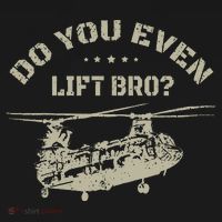 Helicopter Do You Even Lift Bro Ch47 Chinook Polo thumb 3