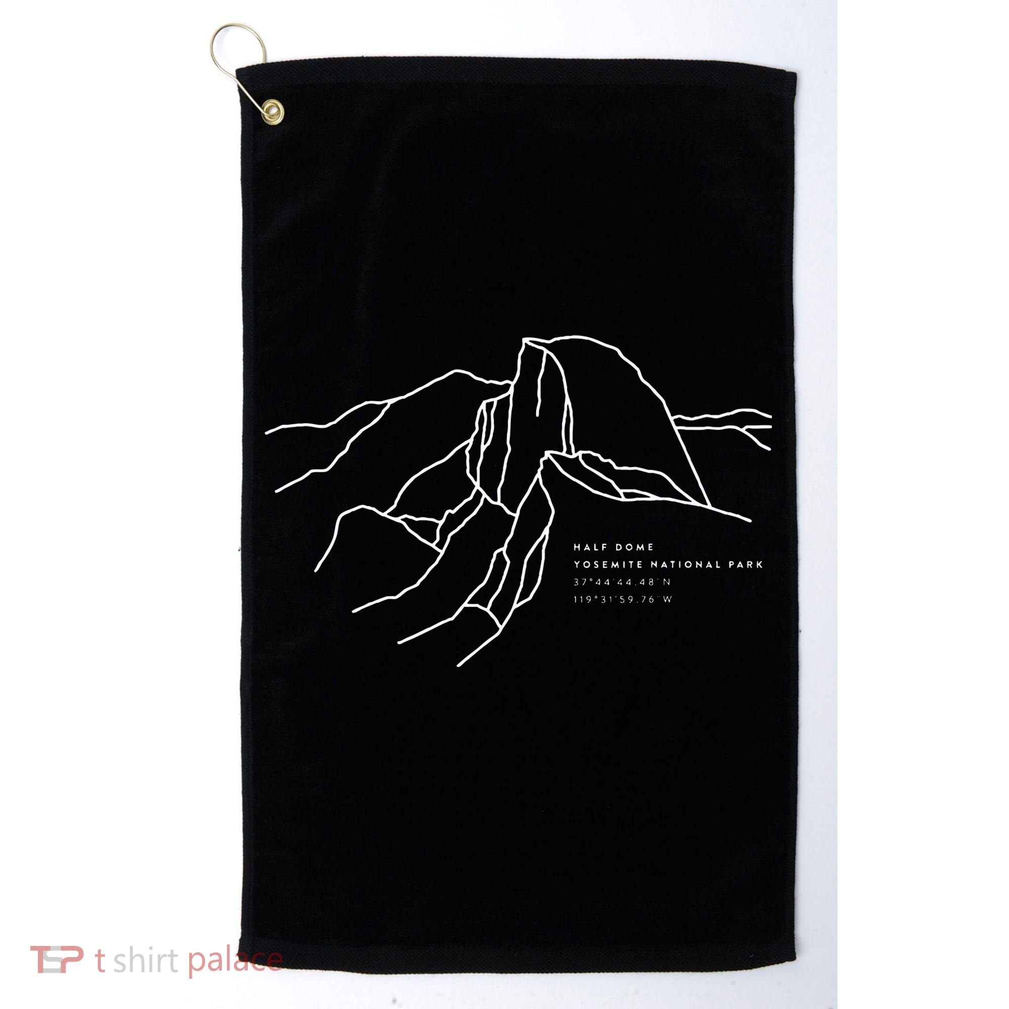 Half Dome Yosemite National Park Golf Towel