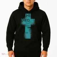 He Died So That We May Live John 10:10 Hoodie thumb 2
