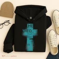 He Died So That We May Live John 10:10 Hoodie thumb 4