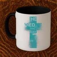 He Died So That We May Live John 10:10 Coffee Mug thumb 2