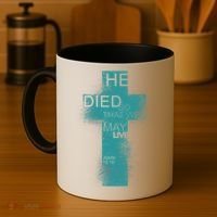 He Died So That We May Live John 10:10 Coffee Mug thumb 4