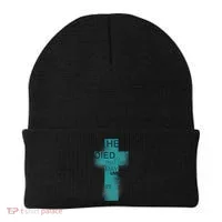 He Died So That We May Live John 10:10 Beanie thumb 0