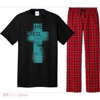 He Died So That We May Live John 10:10 Pajama Set thumb 0