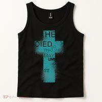He Died So That We May Live John 10:10 Tank Top thumb 2
