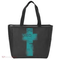 He Died So That We May Live John 10:10 Tote Bag thumb 0