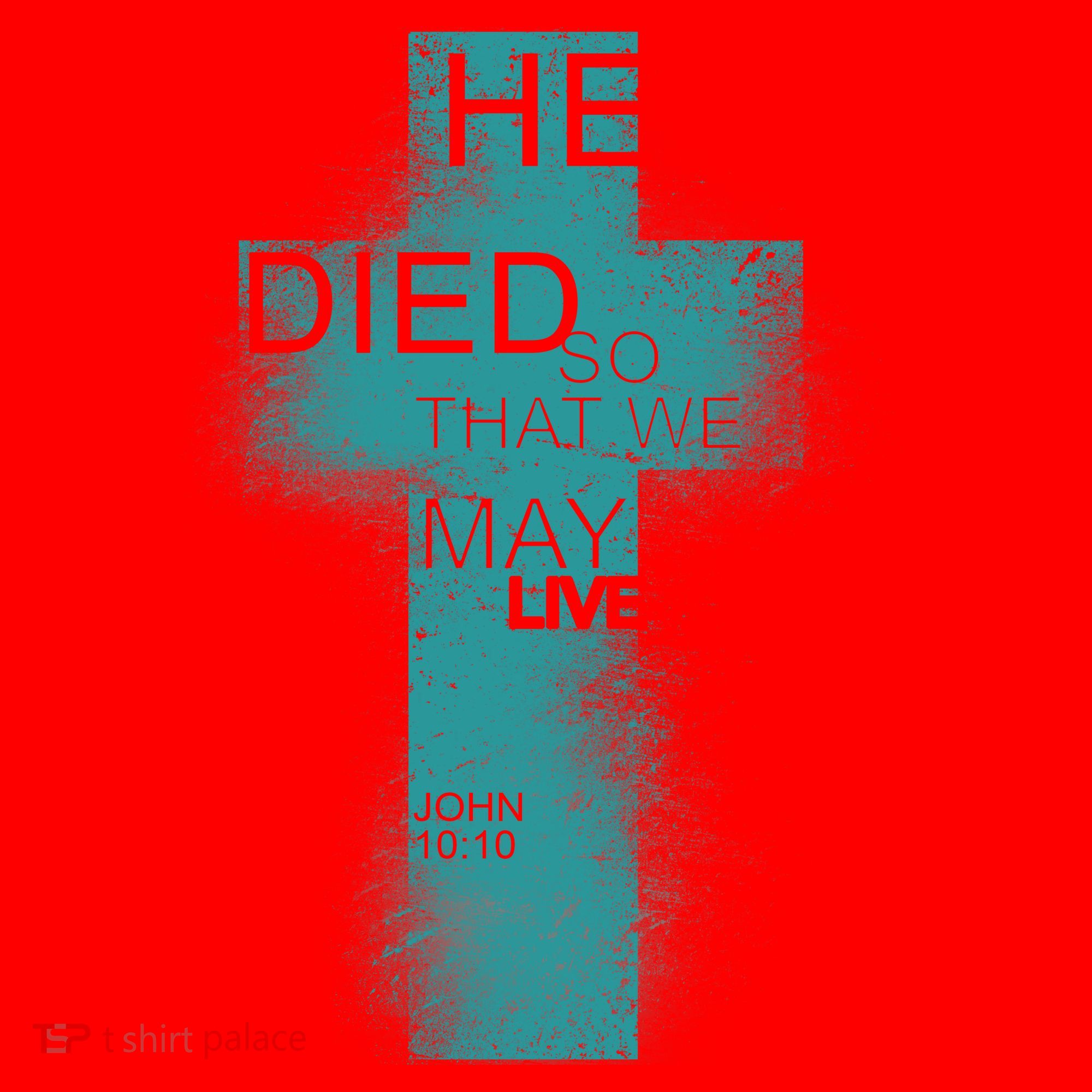 He Died So That We May Live John 10:10 Santa Hat