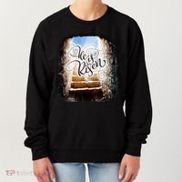 He Has Risen Jesus Christ Tomb Women's Sweatshirt thumb 0