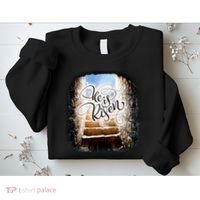 He Has Risen Jesus Christ Tomb Sweatshirt thumb 2