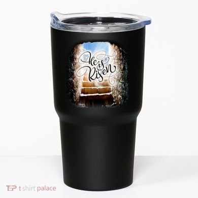 He Has Risen Jesus Christ Tomb Tumbler