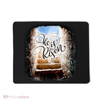 He Has Risen Jesus Christ Tomb Mousepad