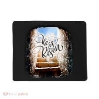 He Has Risen Jesus Christ Tomb Mousepad thumb 0
