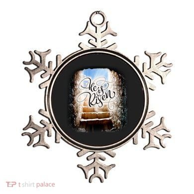 He Has Risen Jesus Christ Tomb Ornament