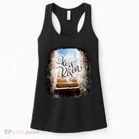 He Has Risen Jesus Christ Tomb Women's Tank Top thumb 0