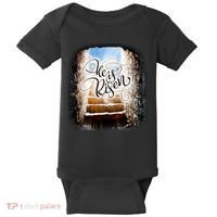 He Has Risen Jesus Christ Tomb Baby Bodysuit thumb 0