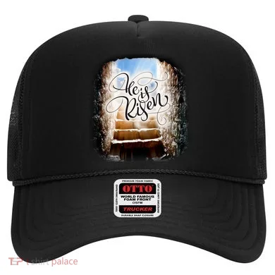 He Has Risen Jesus Christ Tomb Hat