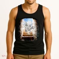 He Has Risen Jesus Christ Tomb Tank Top thumb 3