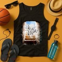 He Has Risen Jesus Christ Tomb Tank Top thumb 4