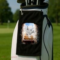 He Has Risen Jesus Christ Tomb Golf Towel thumb 2