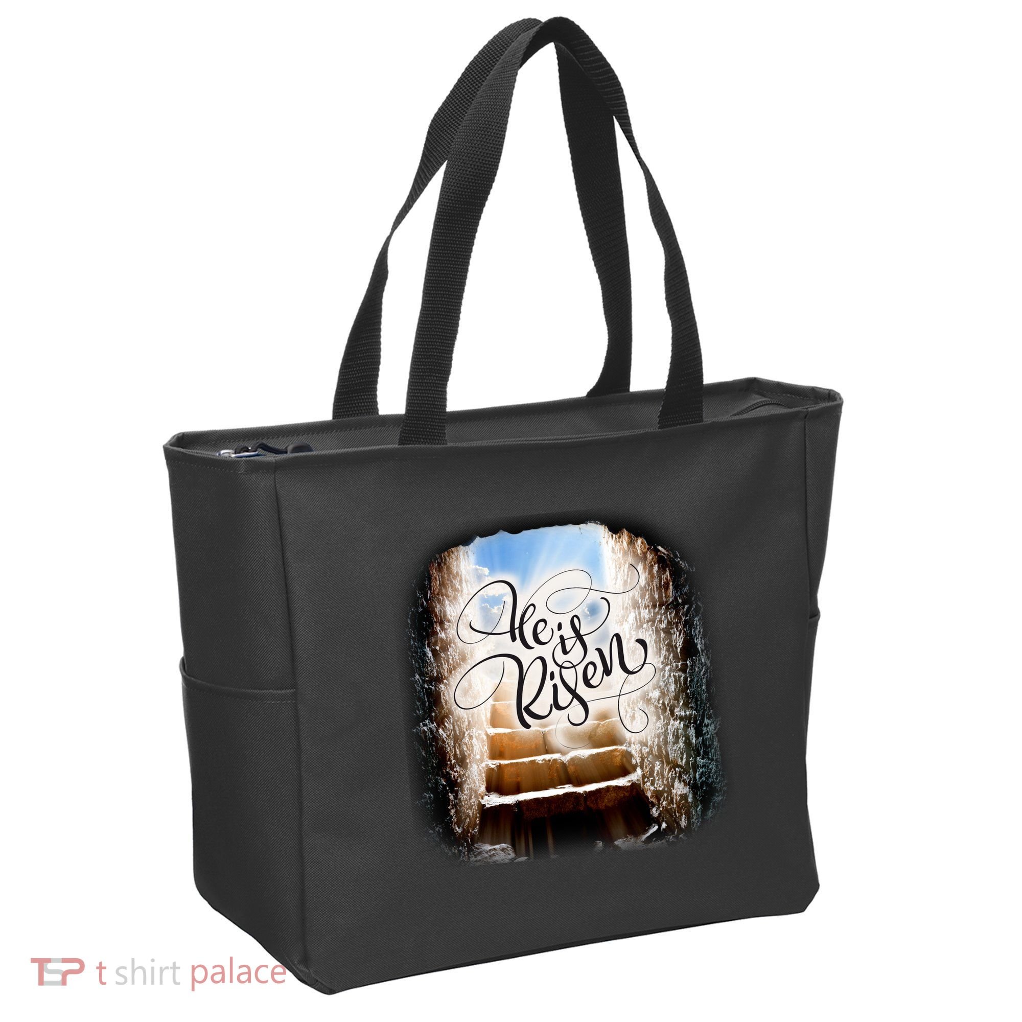 He Has Risen Jesus Christ Tomb Tote Bag