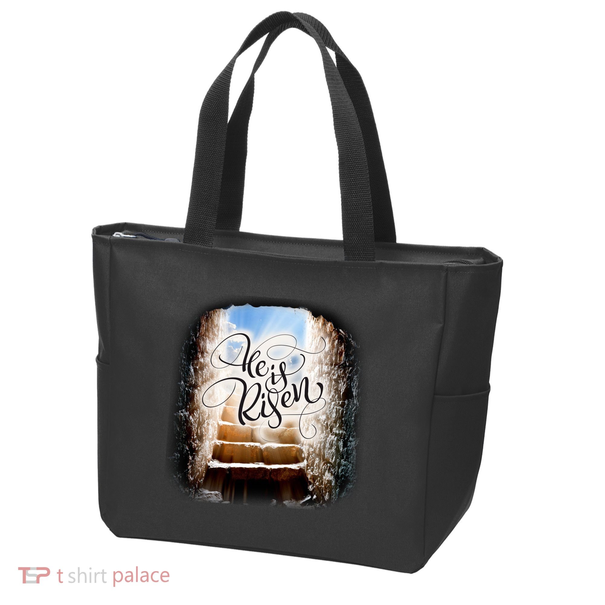 He Has Risen Jesus Christ Tomb Tote Bag