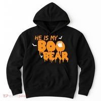 He Is My Boo Bear Hoodie thumb 0