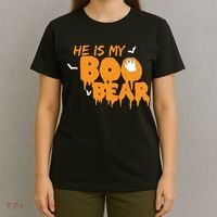 He Is My Boo Bear T-Shirt thumb 4