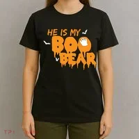 He Is My Boo Bear T-Shirt thumb 4