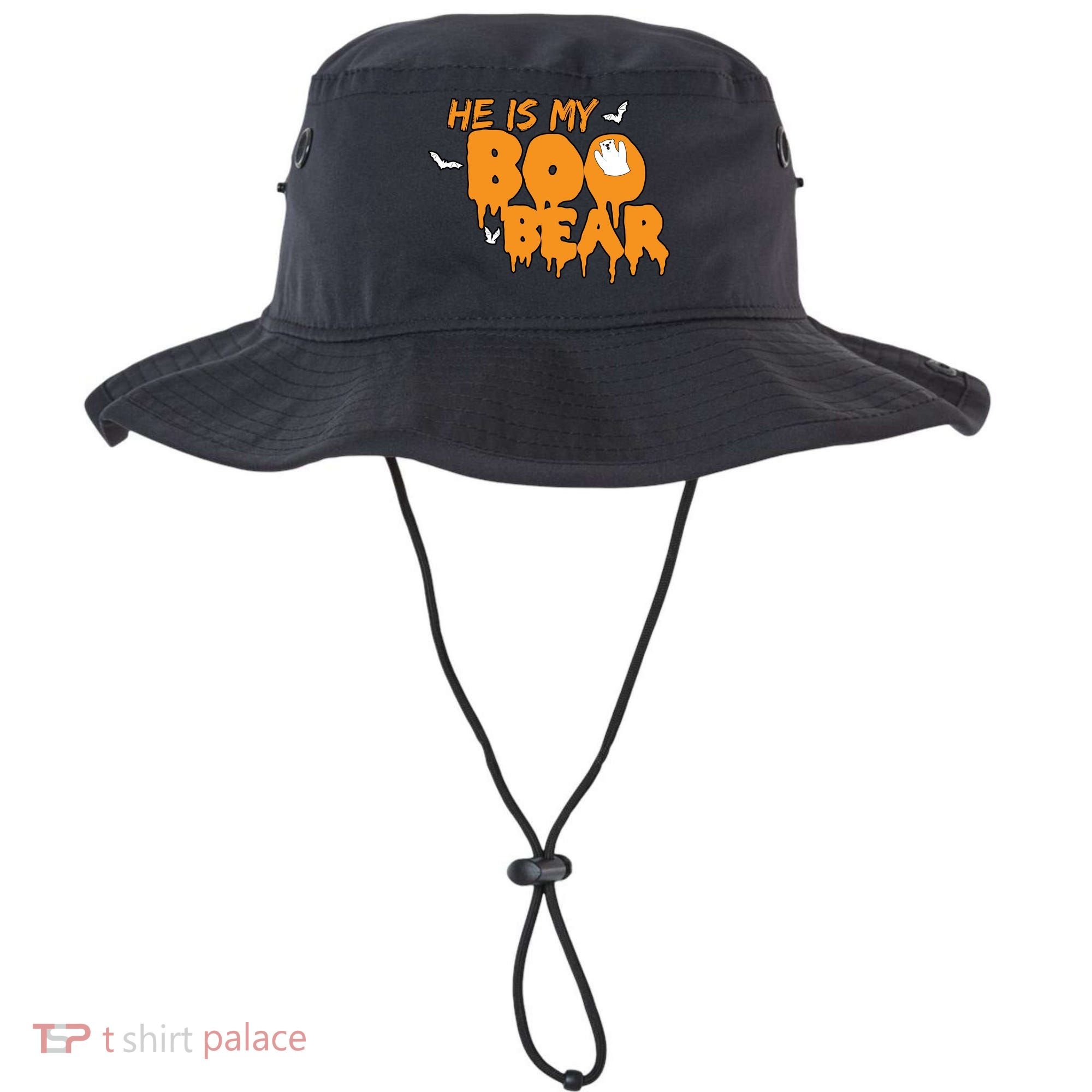 He Is My Boo Bear Bucket Hat