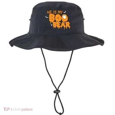 He Is My Boo Bear Bucket Hat