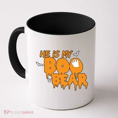 He Is My Boo Bear Coffee Mug