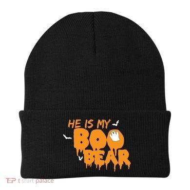 He Is My Boo Bear Beanie