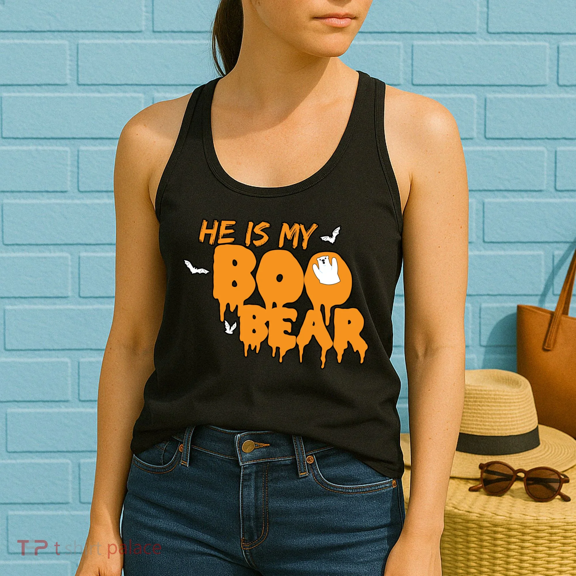 He Is My Boo Bear Women's Tank Top
