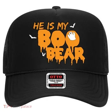 He Is My Boo Bear Hat