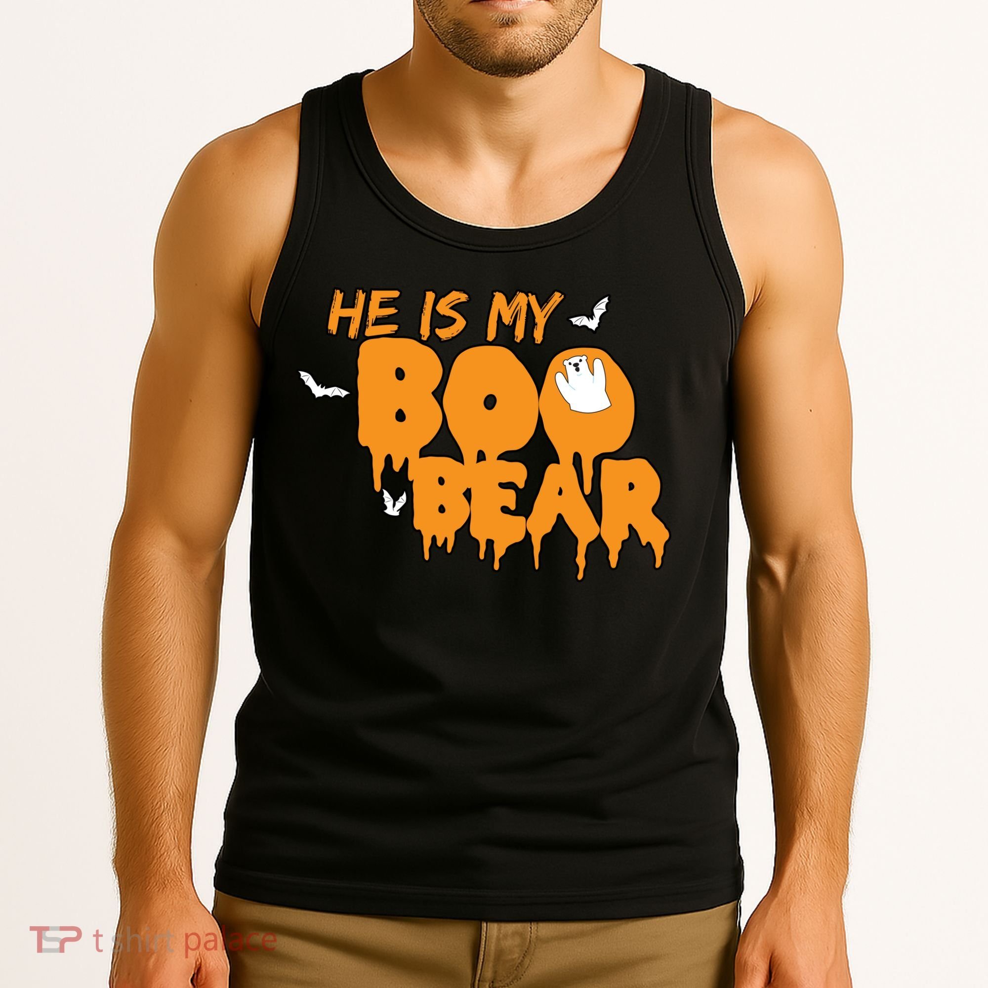 He Is My Boo Bear Tank Top