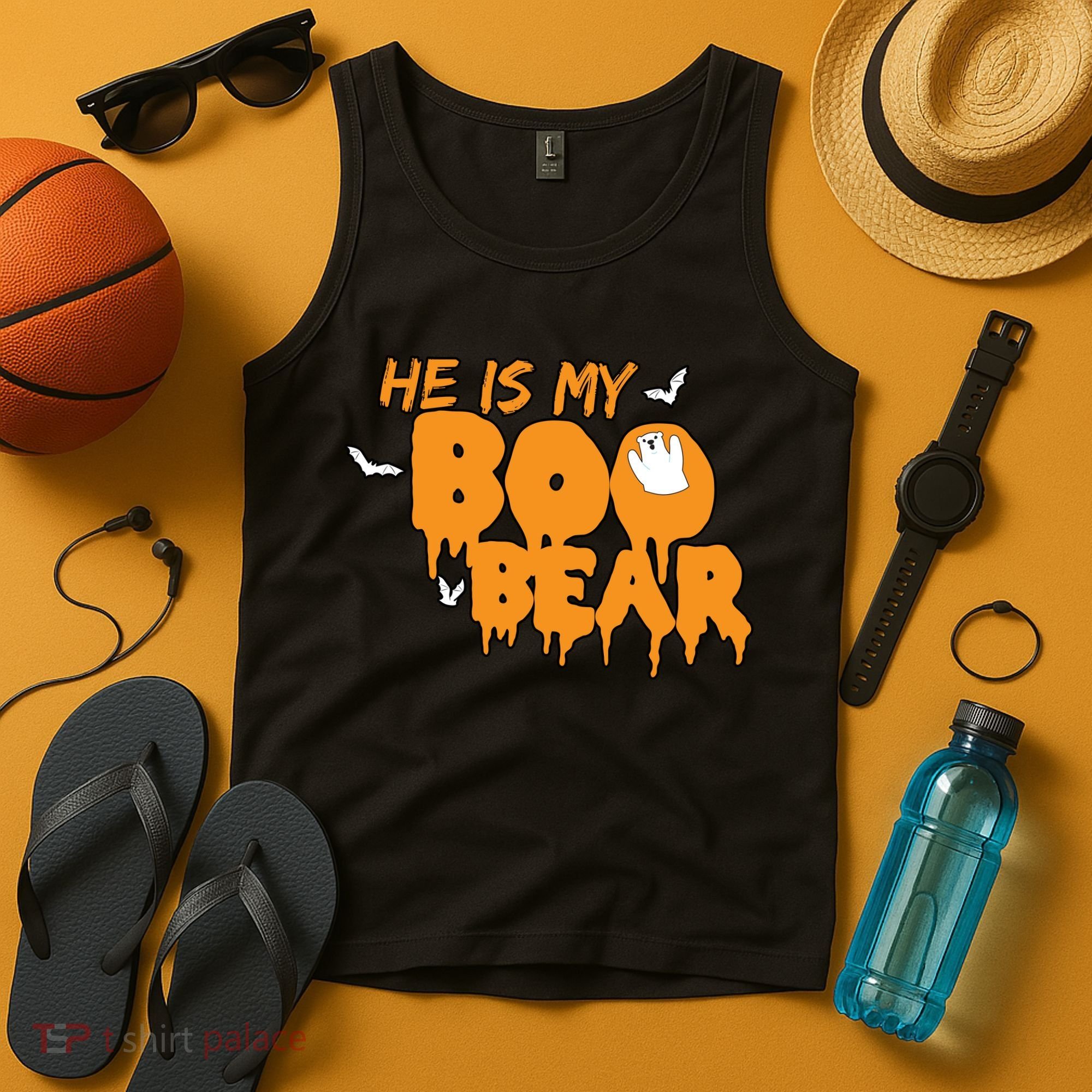 He Is My Boo Bear Tank Top