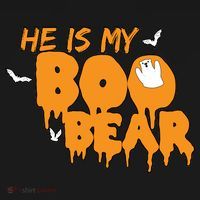 He Is My Boo Bear Tank Top thumb 6