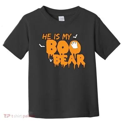 He Is My Boo Bear Toddler T-Shirt