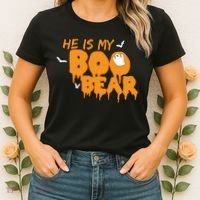 He Is My Boo Bear Women's T-Shirt thumb 2