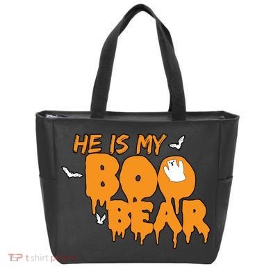 He Is My Boo Bear Tote Bag