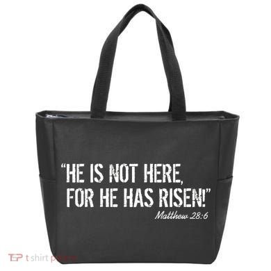 He is Not HERE, For He Has RISEN Matthew 28:6 Jesus Tote Bag