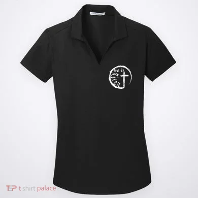 He Is Risen Women's Dry Zone Grid Polo