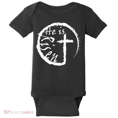 He Is Risen Baby Bodysuit