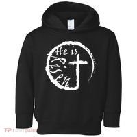 He Is Risen Toddler Hoodie thumb 0