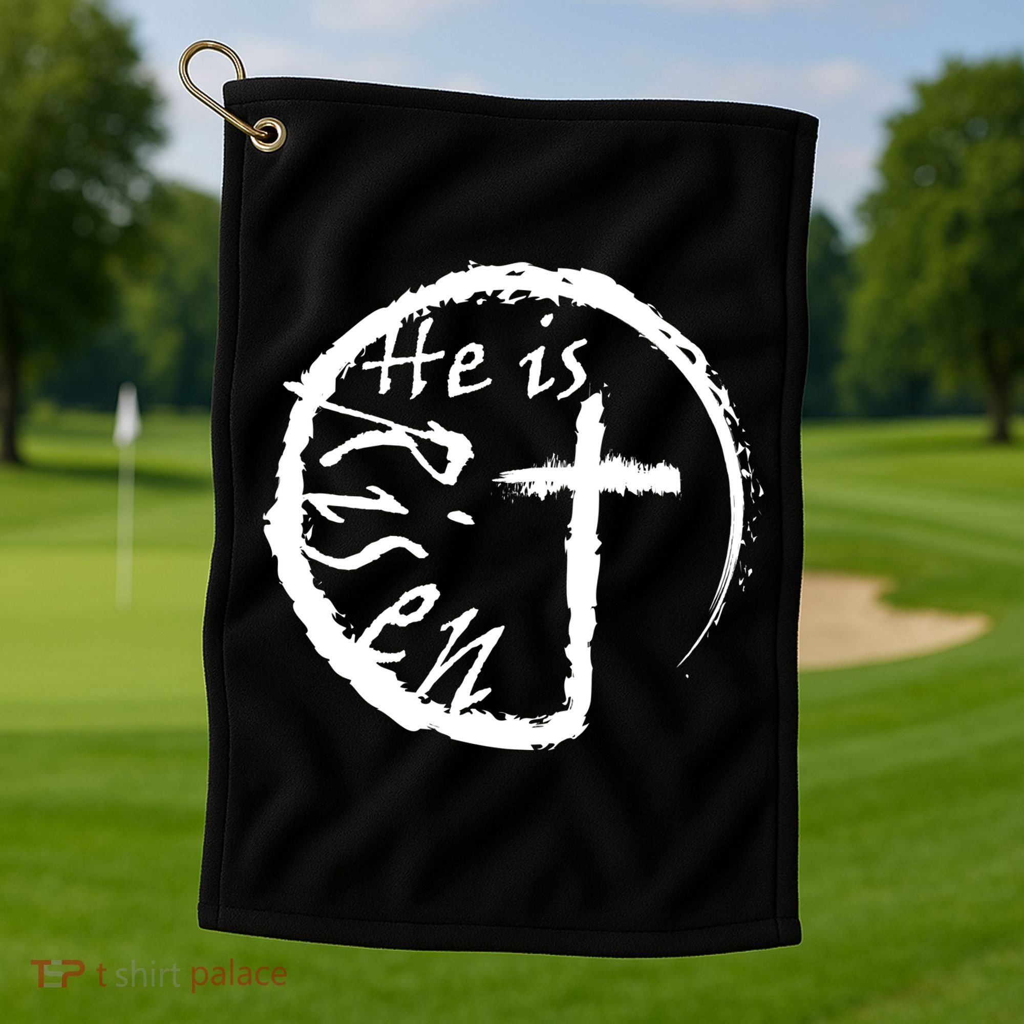He Is Risen Golf Towel