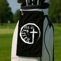 He Is Risen Golf Towel thumb 2