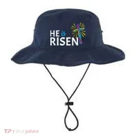He Is Risen Colorful Cross Bucket Hat thumb 0