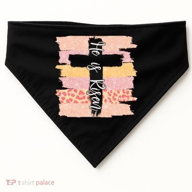 He Is Risen Easter Resurrection Jesus USA-Made Doggie Bandana