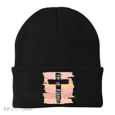 He Is Risen Easter Resurrection Jesus Beanie