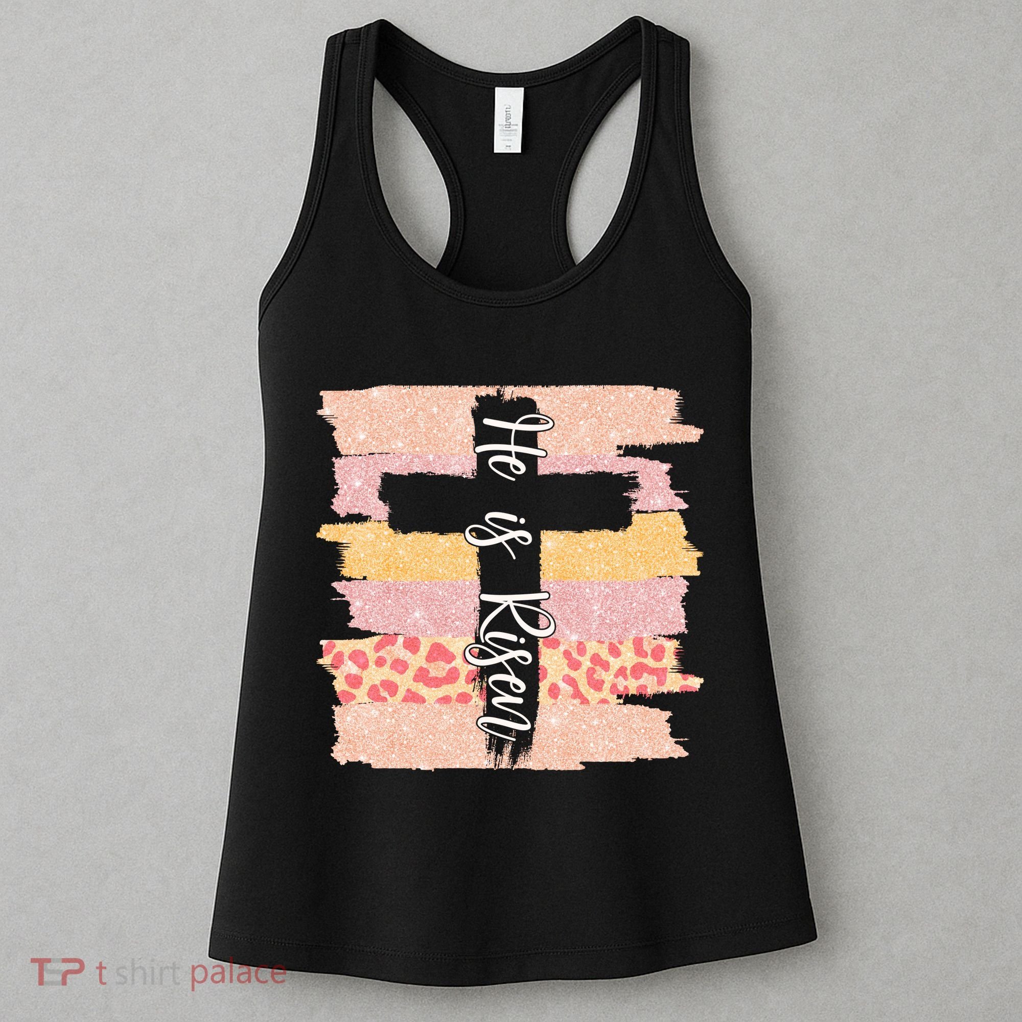He Is Risen Easter Resurrection Jesus Women's Tank Top